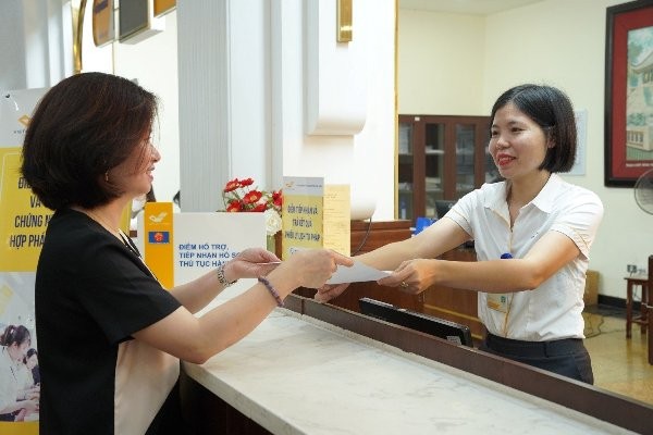 33,2 triệu hồ sơ giải quyết thủ tục hành chính được trả qua đường bưu chính